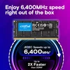 Image de Crucial CT32G64C52CS5 geheugenmodule 32 GB 1 x 32 GB DDR5 6400 MT/s 262-pin SO-DIMM