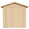 Image de Timbela M105 - Houten garage - 6 m² - 320x244xH222 cm - Chalet met ramen