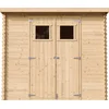 Image de Timbela M310+M310G - Houten tuinhuis - 2,63 m² - 142x239xH206 cm - met vloer
