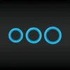 Image de Firefly - Halo - Cockring - Glow-in-the Dark Blauw 55 mm