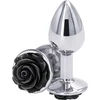Image de NS Novelties - Rose Buttplug Small - Anal Toys Buttplugs Zwart