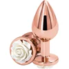Image de NS Novelties - Rose Buttplug Medium - Anal Toys Buttplugs Wit