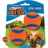 Image de Chuckit! Ultra Ball - Hondenbal - Rubber - Drijvend - Maat M - 6 cm - Oranje - 2 stuks