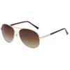 Image de Guess - GF0295 - Zonnebril - Unisex - Goudleurig - Bruine lens