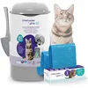 Image de LITTER GENIE Easy Roll - Kattenbak Emmer - Met Navulling voor 3 Maanden - Geurvrij & Hygiënisch Afvalbeheer