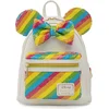 Image de Disney - Rainbow Minnie - Backpack LoungeFly '23x26.5x11.5'
