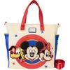 Image de Disney Loungefly Convertible Backpack Tote Bag Classic Mickey and Friends