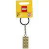 Image de LEGO Sleutelhanger - Gouden Steentje met 2x4 noppen