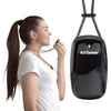 Image de AirTamer, A315, Geavanceerde accu oplaadbare luchtzuiveraar, draagbaar, ionisator luchtreiniger, effectief tegen ziektekiemen / virus / allergenen, zwart leren reistasje