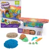 Image de Kinetic Sand Project Planet - Schildpaddenstrand-speelset met 396 g origineel Kinetic Sand - gereedschap en vormen - milieuvriendelijk - sensorisch speelgoed