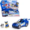 Image de PAW Patrol - Search & Rescue - Chase's voertuig met 2 figuren & terugtrekfunctie - Speelgoedvoertuigen