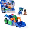 Image de PAW Patrol - Search & Rescue - Rocky's recyclevoertuig met 2 figuren & terugtrekfunctie - Speelgoedvoertuigen