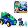 Image de PAW Patrol- De Dino Film - Chase's Dino Rescue Cruiser Voertuig - Met klauw met veermechanisme en 2 actiefiguren