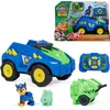 Image de PAW Patrol - De Dino Film - Dino Tow & Dash RC - Eenvoudig op afstand te besturen voertuig met Chase- en Stegosaurus-actiefiguren