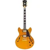 Image de D'Angelico Excel DC XT stoptail Vintage Natural Quilt semi-akoestische gitaar