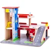 Image de Bigjigs Houten Garage met Parkeerplaatsen