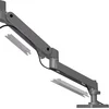 Image de Ergotron LX Pro Series 45-682-293 flat panel bureau steun 86,4 cm (34") Donkergrijs
