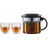 Image de Theepot met filter 1,0L inkl 2 Stk. Pavina Outdoor 0,25L