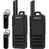 Image de Professionele Portofoon Retevis RB639P - PMR446 walkie talkies voor volwassenen - met oortjes -VOX - USB-C - voor restaurant - Team Calling -zwart 4 stuks
