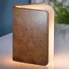 Image de Gingko - Sfeerlicht - Smart Book Light - bruin Leder - small