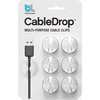 Image de Bluelounge CableDrop Kabelhouders Wit 6-Pack