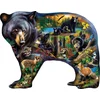 Image de Master Pieces legpuzzel Wildlife of the Woods 1000 stukjes puzzelplezier.