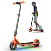 Image de iScooter K2Pro Oranje kleur Elektrische scooter voor kinderen-3 Snelheden-Meerkleurige LED's-Geweldig cadeau