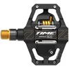 Image de Pedalen TIME Speciale 12 Small Axe Titane Noir/Or + Cales ATAC 13°/17° B1