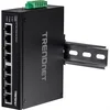 Image de TRENDnet TI-E80 Industriële Fast Ethernet DIN-rail switch 8-poorts