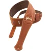 Image de Gibson ASCL-BRN Classic Strap Brown Leather Suede Back - Gitaarband