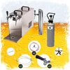 Image de Bierzapinstallatie Onderbouw Compleetset STREAM 50 met 2-weg Droge Koeler, tot 55 l/u, voor KEG S & G