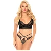 Image de Lace bralette and thong