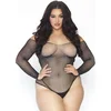 Image de Crystalized fishnet bodysuit +