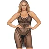 Image de Multi net halter mini dress