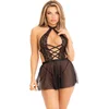 Image de Halter babydoll with g-string