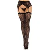 Image de Lace thigh highs & garterbelt