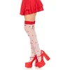Image de Spandex mushroom thigh highs
