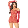 Image de Leg Avenue - Seamless Off The Shoulder Mini jurk - Rood