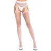 Image de Leg Avenue - Elastane Sheer Kousen en jarretelgordel set - Wit