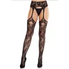 Image de Leg Avenue - Net Kousen met jarretelgordel - Zwart
