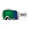 Image de Skibril Smith Grom Junior White / ChromaPop Everyday Green Mirror