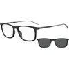 Image de Hugo Boss Zonnebril Boss 1150/cs Clip-on Heren Rechthoekig Zwart