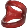 Image de Colt - Snug Tugger - Dubbele Cockring met Scrotumsteun - Rood