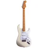 Image de Fender AS Jimmie Vaughan Strat MN OWH Olympic wit - ST-Style elektrische gitaar