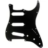 Image de Fender Modern Style Pickguard Strat zwart 3-Ply 11-Hole - Pickguard