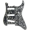 Image de Fender Modern Style Pickguard Strat zwart Pearl 4-Ply 11-Hole - Pickguard