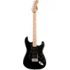Image de Squier Sonic Stratocaster HSS, Black MN - Elektrische gitaar - zwart