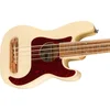 Image de Fender Fullerton Precision Bass Uke WN Tortoiseshell Pickguard Olympic White elektrisch-akoestische bas ukelele