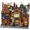 Image de Lemax - 'Wintergarten Lane' - Verlicht gebouw - Exclusief adapter (werkt ook op batterijen)