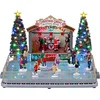 Image de Lemax - 'Christmas Grove Skating Rink' - Verlichte Attractie met animatie, muziek - Inclusief adapter